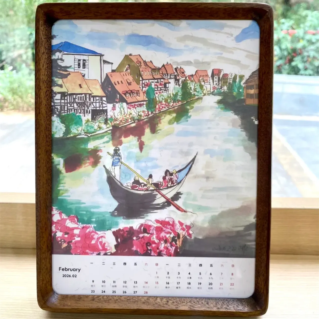 Let's create wonderful memories together! Personalized Photo Calendar - Custom Calendar for 2026 - 5.9 inches x 7.9 inches - Wall-mounted Photo Calendar - Image 2