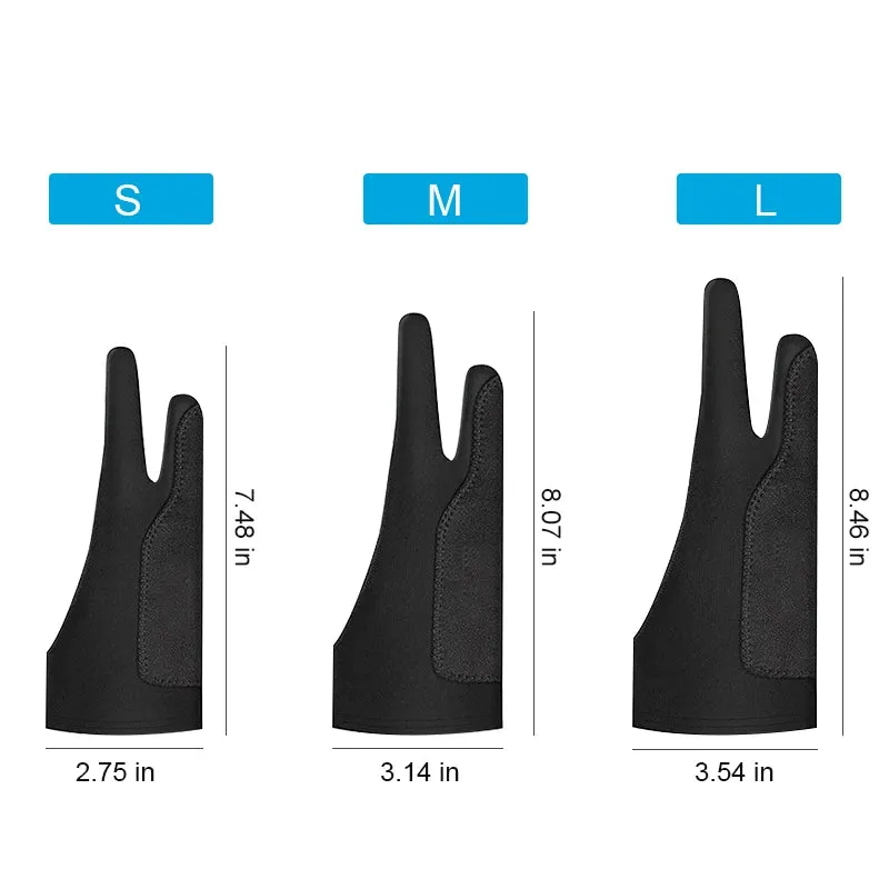 Aoiktye Artists Gloves 2 Pack - Palm Rejection Gloves - Image 6