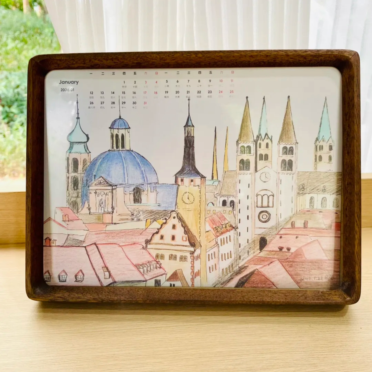 Let's create wonderful memories together! Personalized Photo Calendar - Custom Calendar for 2026 - 5.9 inches x 7.9 inches - Wall-mounted Photo Calendar