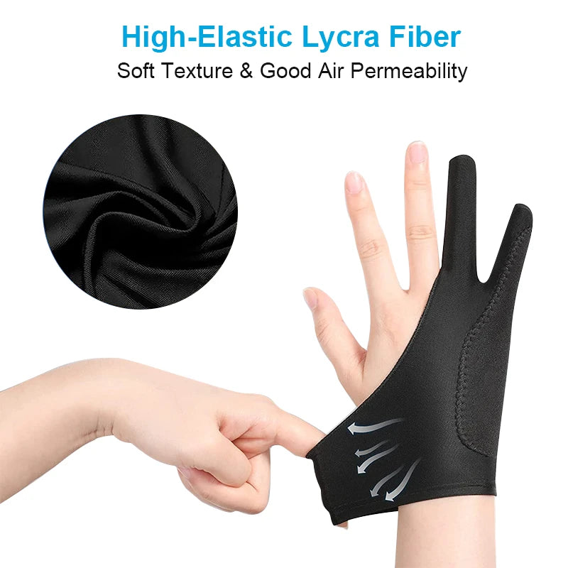 Aoiktye Artists Gloves 2 Pack - Palm Rejection Gloves - Image 2