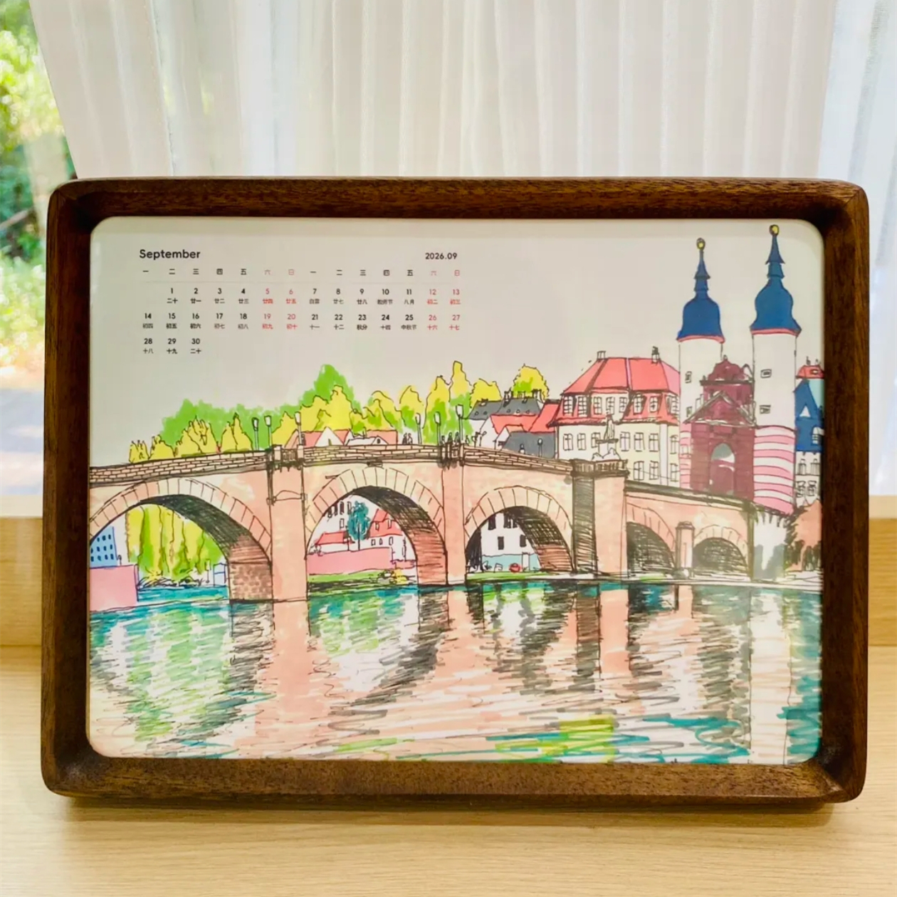 Let's create wonderful memories together! Personalized Photo Calendar - Custom Calendar for 2026 - 5.9 inches x 7.9 inches - Wall-mounted Photo Calendar - Image 9