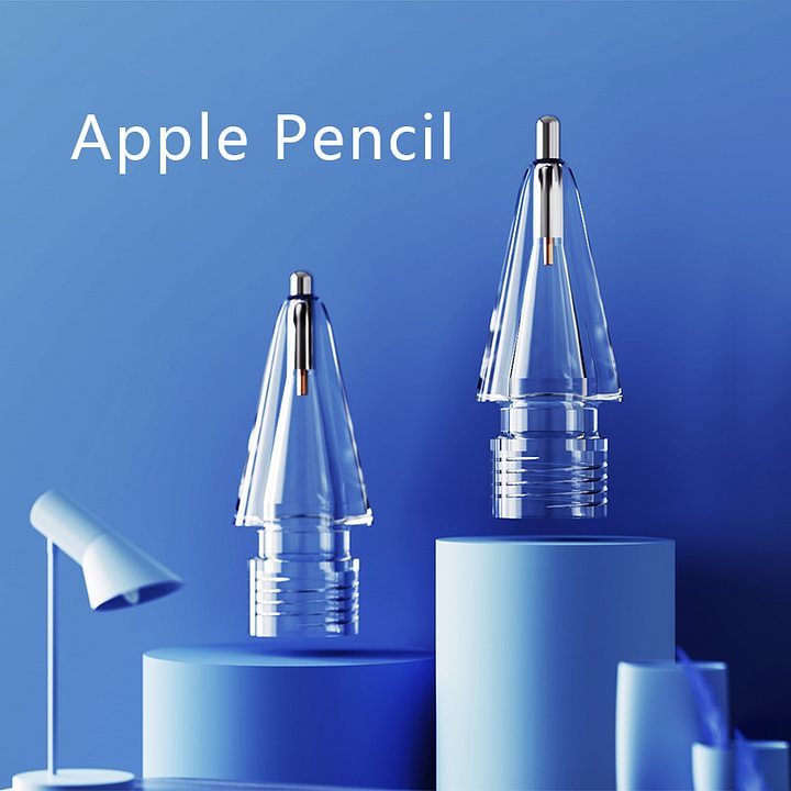 Aoiktye 1st/2nd Transparent Tips For Apple Pencil - Image 2