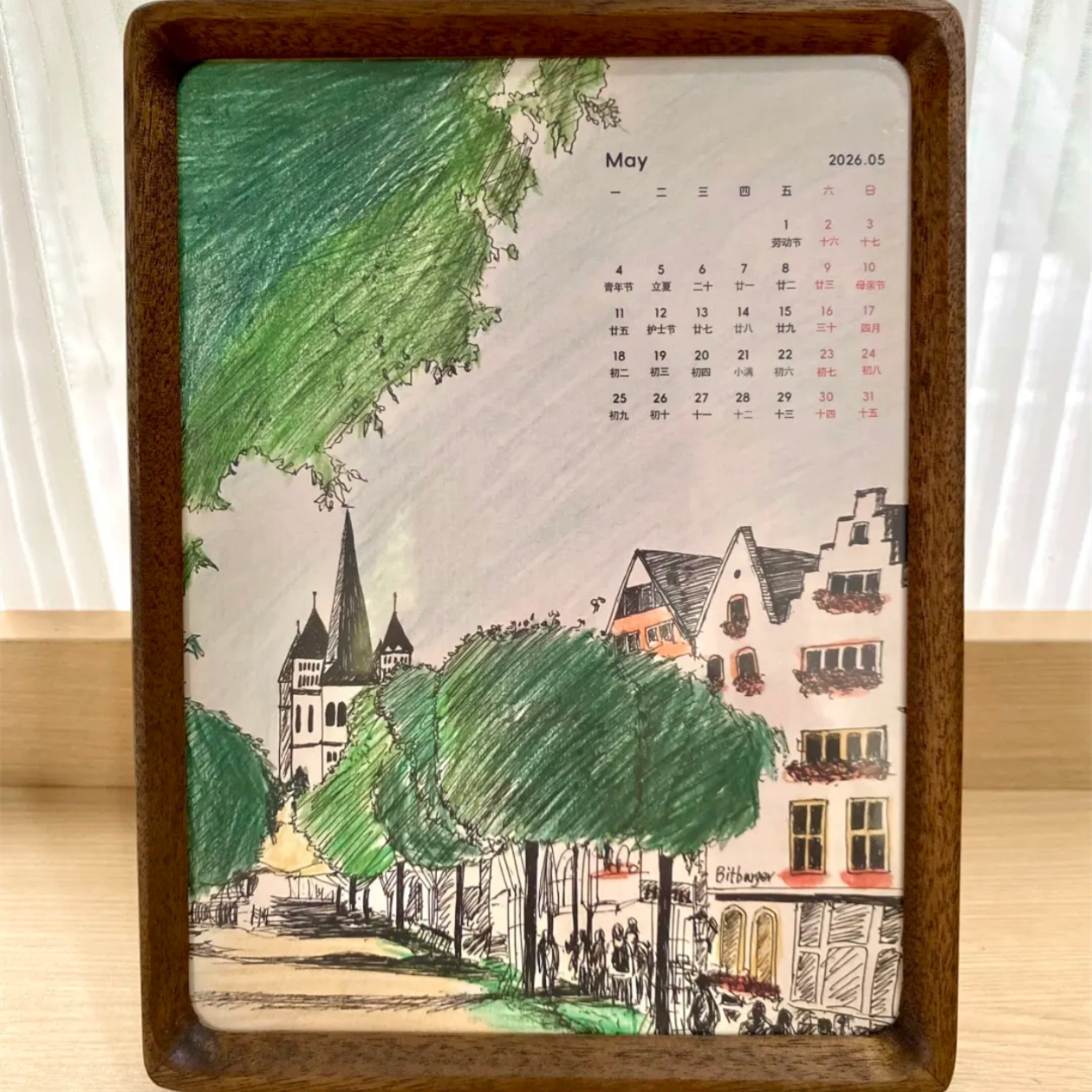 Let's create wonderful memories together! Personalized Photo Calendar - Custom Calendar for 2026 - 5.9 inches x 7.9 inches - Wall-mounted Photo Calendar - Image 5