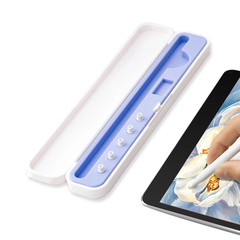 Portable iPad art kit storage setup