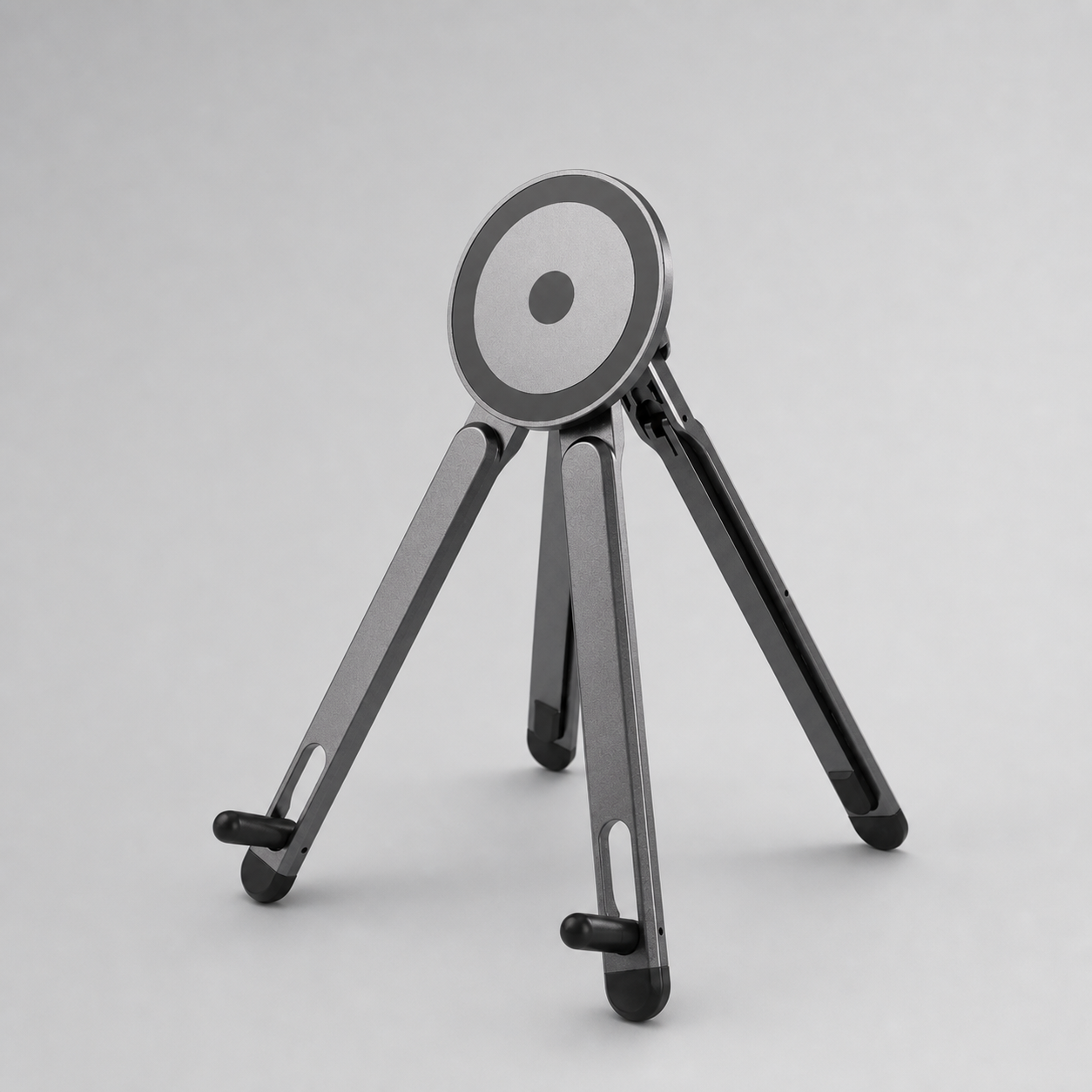 Magnetic aluminum phone and tablet stand